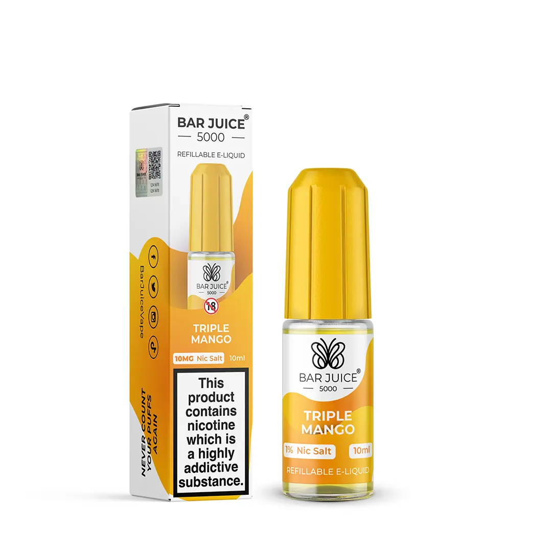 Triple Mango Nic Salt E-Liquid by Bar Juice 5000 10ml