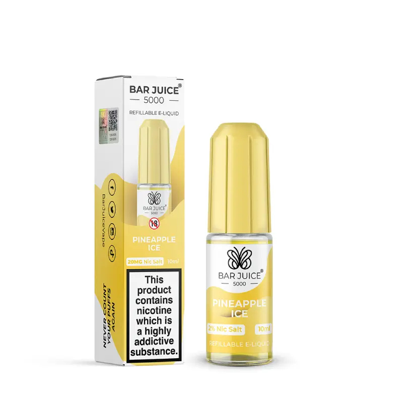 Pineapple Ice Nic Salt E-Liquid by Bar Juice 5000 10ml