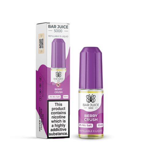 Berry Crush Nic Salt E-Liquid by Bar Juice 5000 10ml