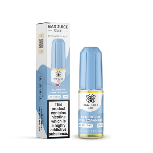 Blueberry Pomegranate Nic Salt E-Liquid by Bar Juice 5000 10ml