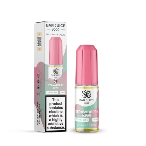 Strawberry Kiwi Nic Salt E-Liquid by Bar Juice 5000 10ml