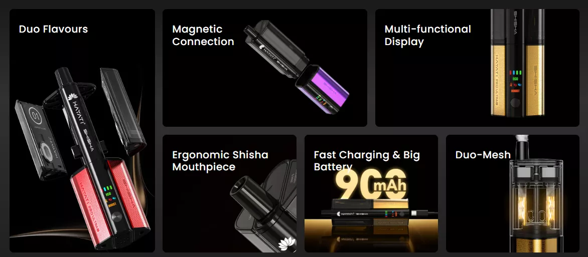 Hayati Pro Ultra Plus Shisha 30K Prefilled Pod Kit - Image 2