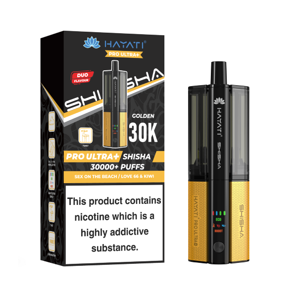 Hayati Pro Ultra Plus Shisha 30K Prefilled Pod Kit - Image 6