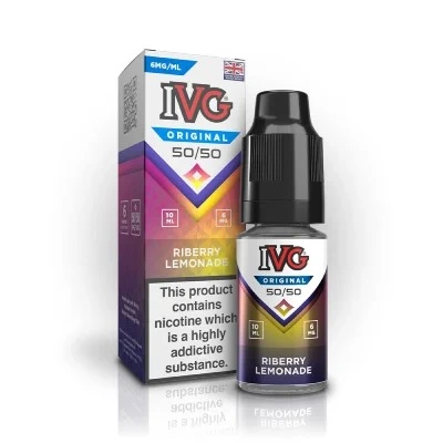 Riberry Lemonade 50/50 Original E-Liquid by IVG 10ml