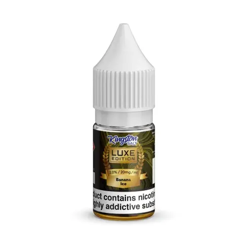 Banana Ice Nic Salt E-Liquid by Kingston Luxe Edition 10ml