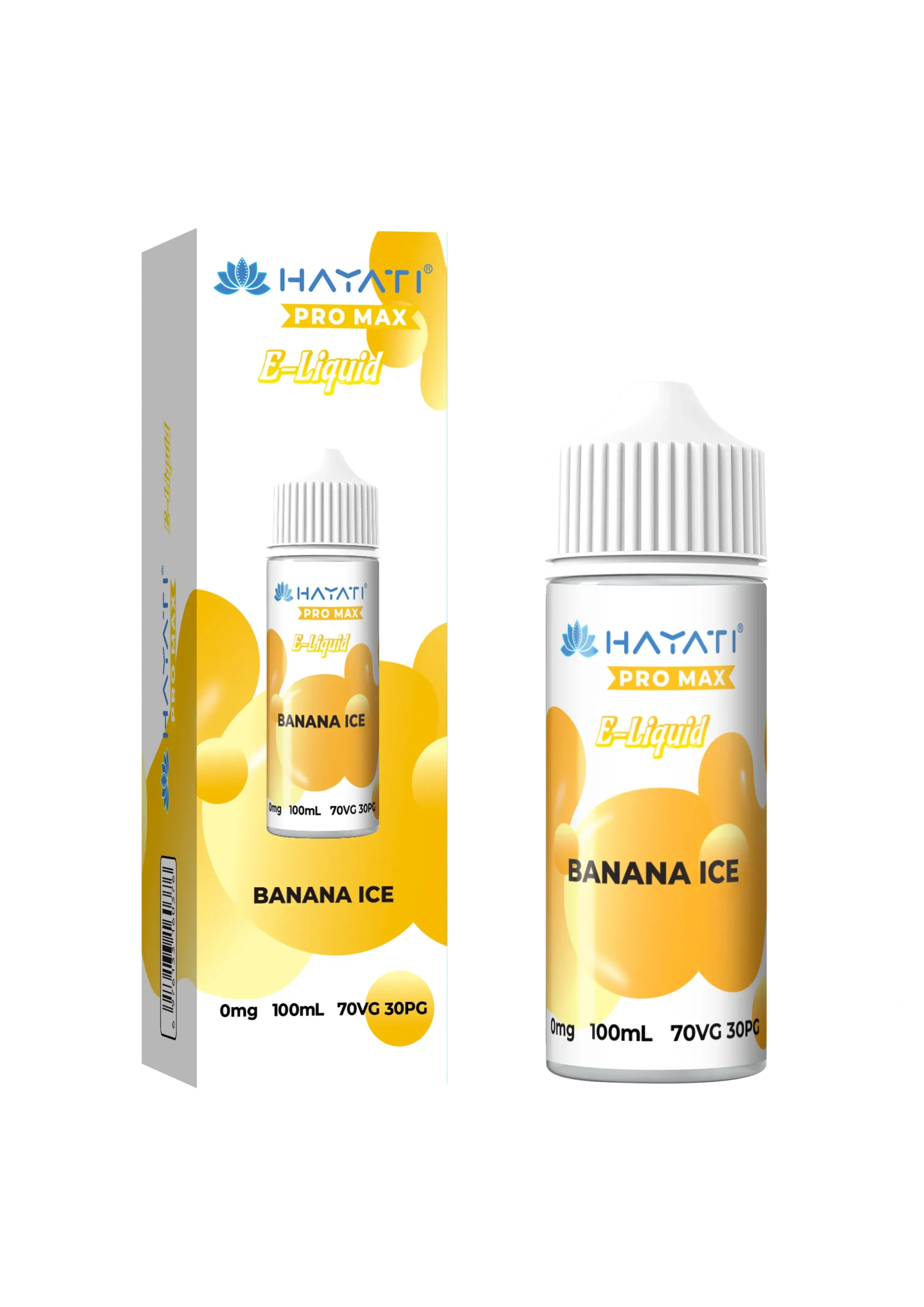 Banana Ice 70/30 Shortfill E-Liquid by Hayati Pro Max 100ml