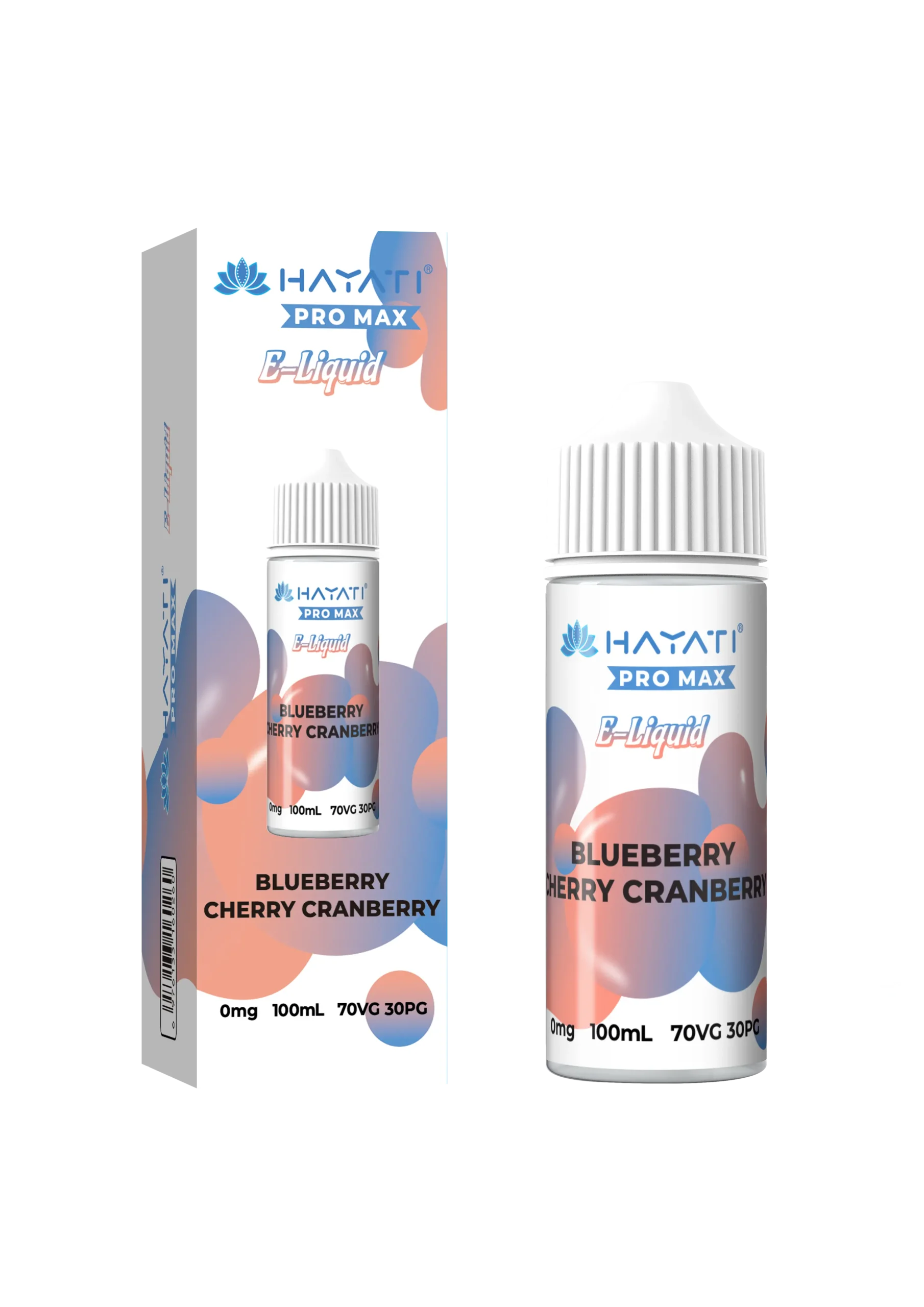 Blueberry Cherry Cranberry 70/30 Shortfill E-Liquid by Hayati Pro Max 100ml