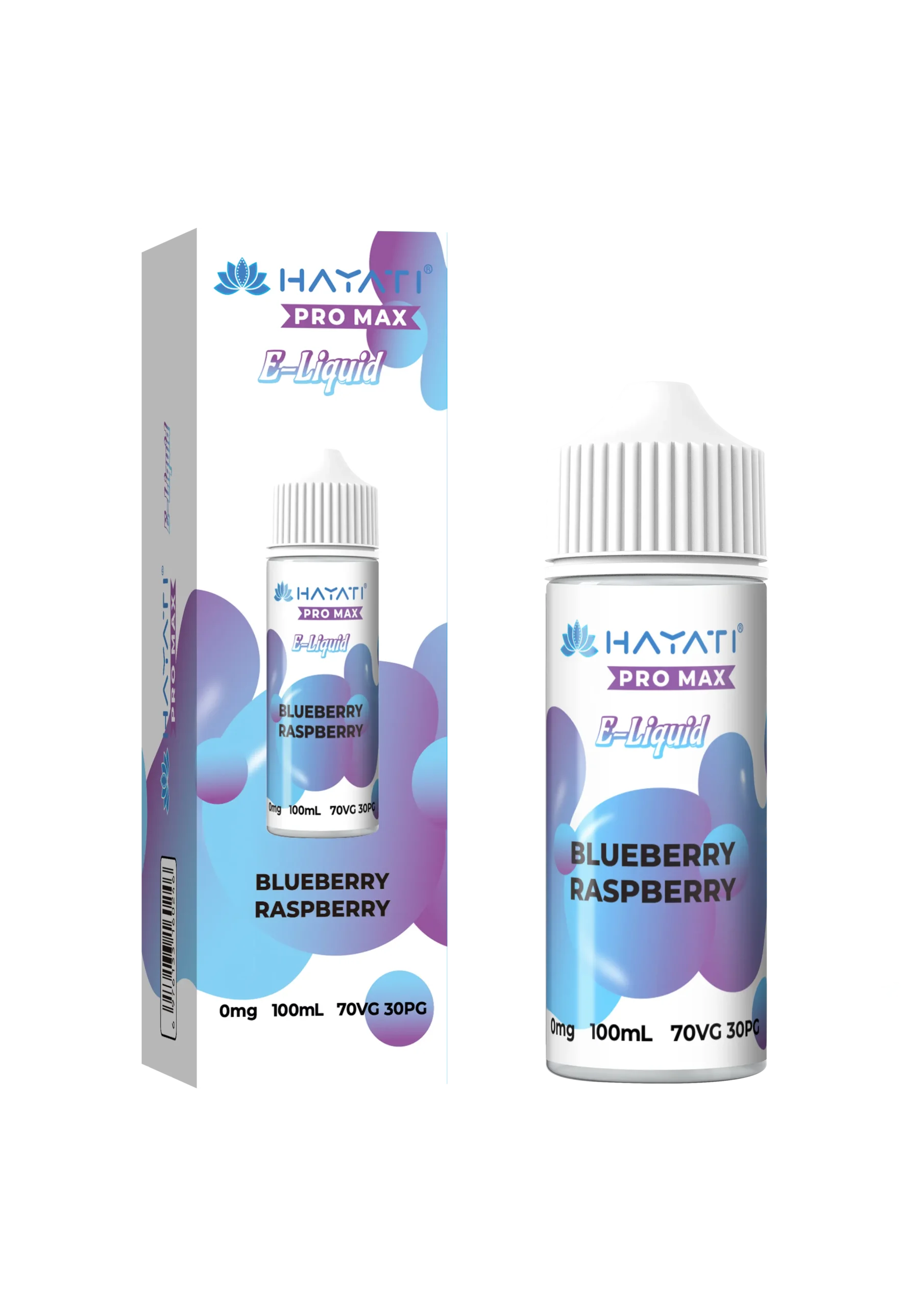 Blueberry Raspberry 70/30 Shortfill E-Liquid by Hayati Pro Max 100ml