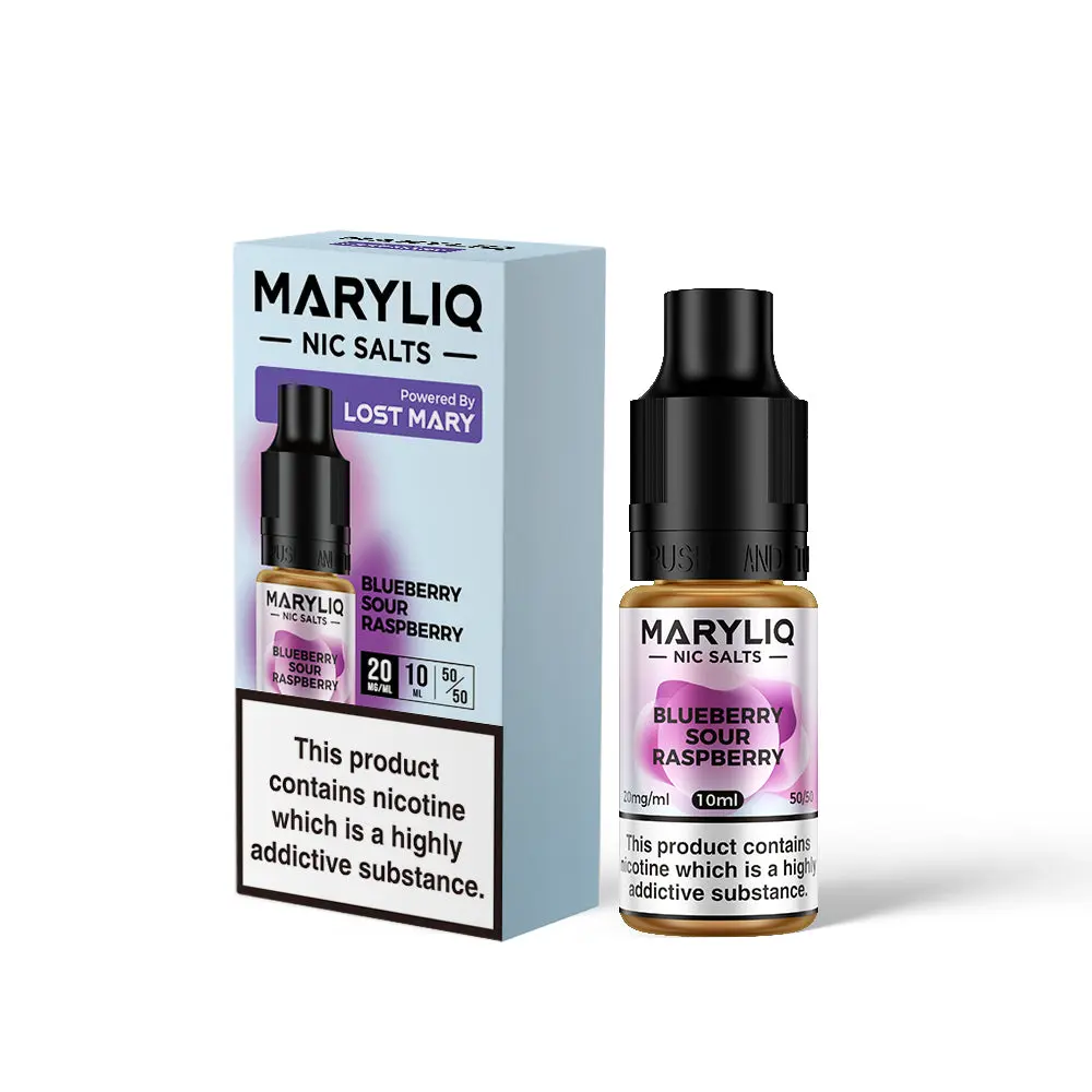 Blueberry Sour Raspberry Maryliq Nic Salt E-Liquid by Lost Mary 10ml
