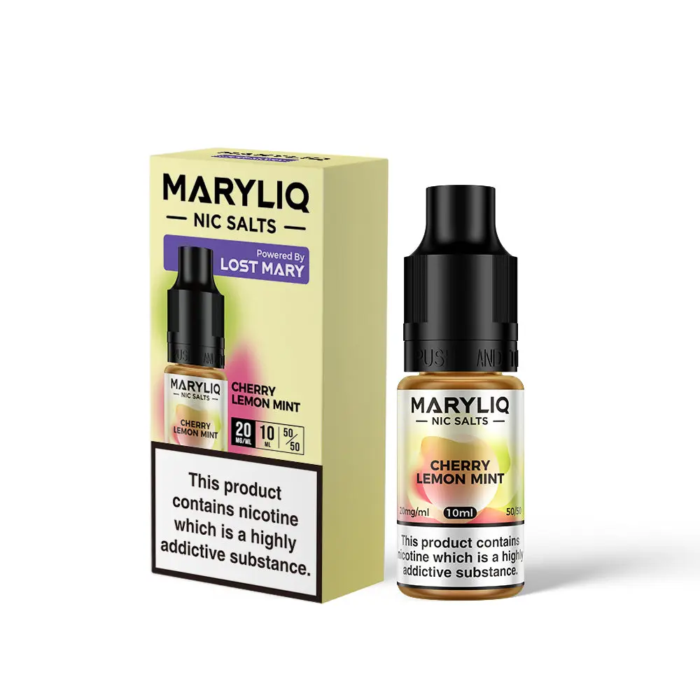 Cherry Lemon Mint Maryliq Nic Salt E-Liquid by Lost Mary 10ml