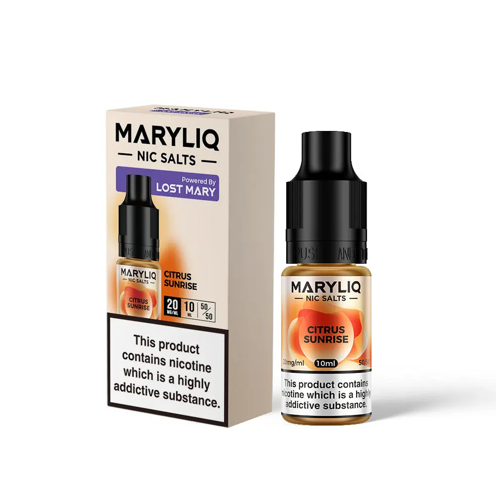 Citrus Sunrise Maryliq Nic Salt E-Liquid by Lost Mary 10ml