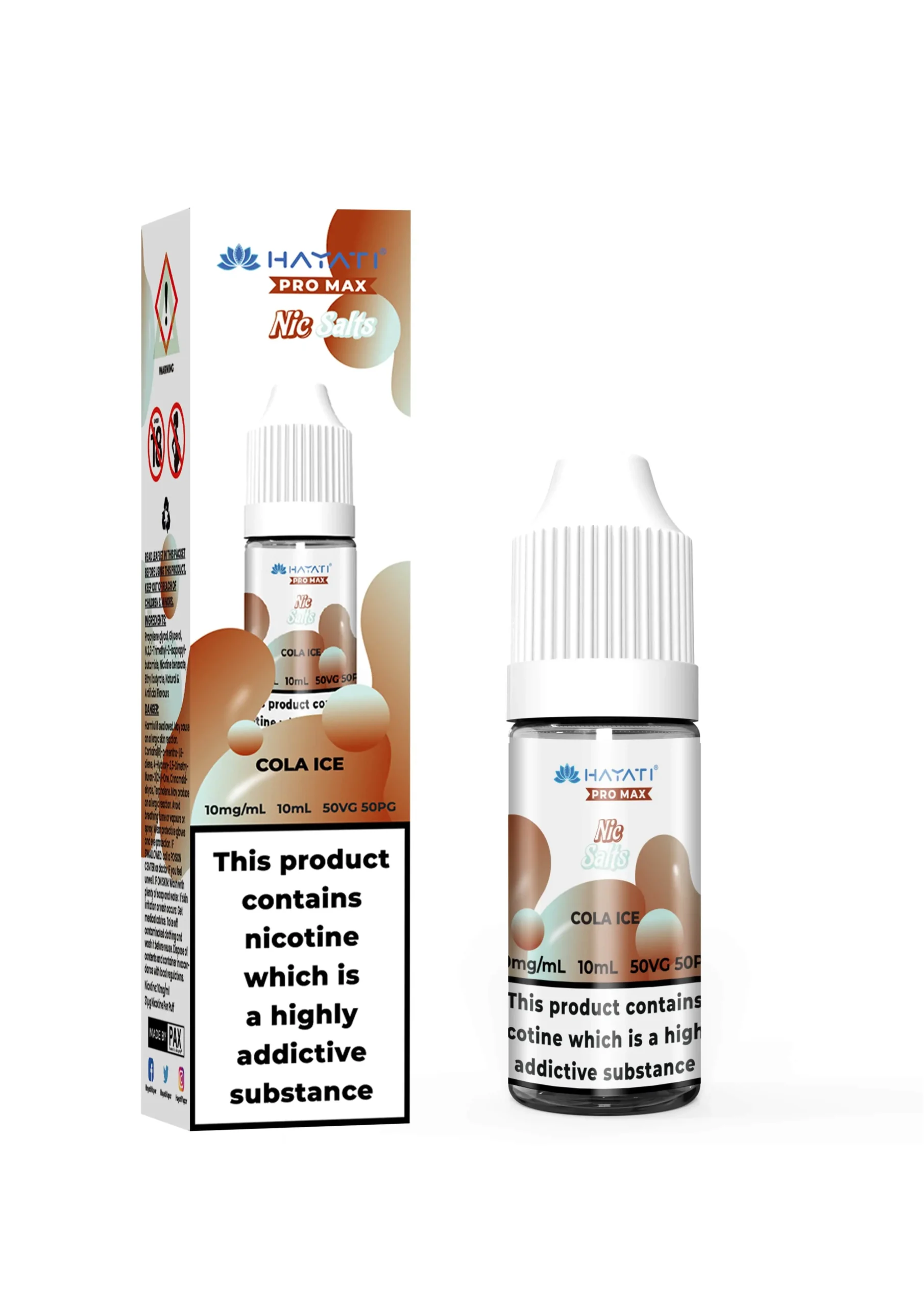 Cola Ice Pro Max Nic Salt E-Liquid by Hayati 10ml