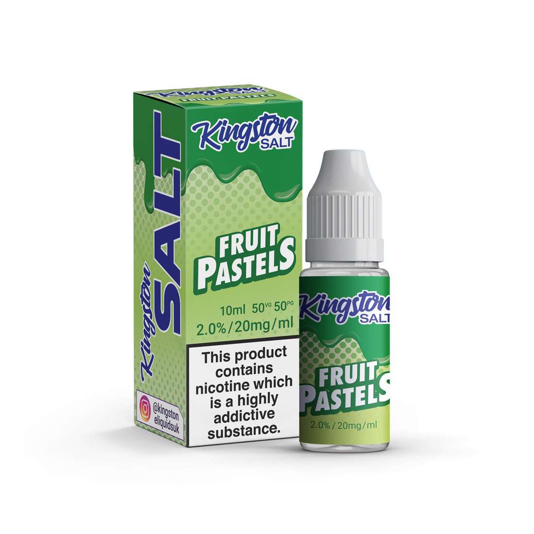 Fruit Pastels Nic Salt E-Liquid by Kingston Salt 10ml