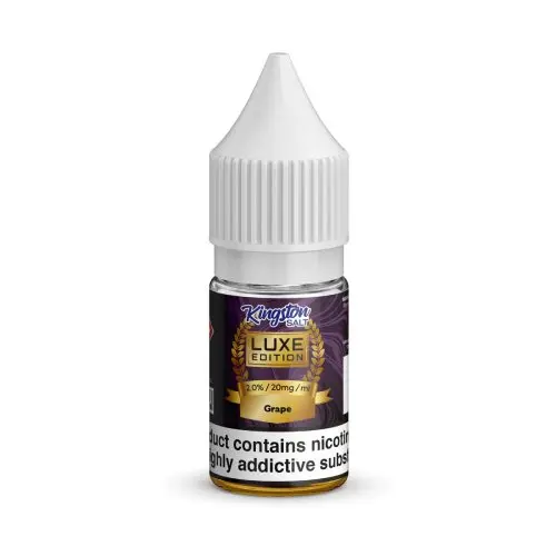 Grape Nic Salt E-Liquid by Kingston Luxe Edition 10ml