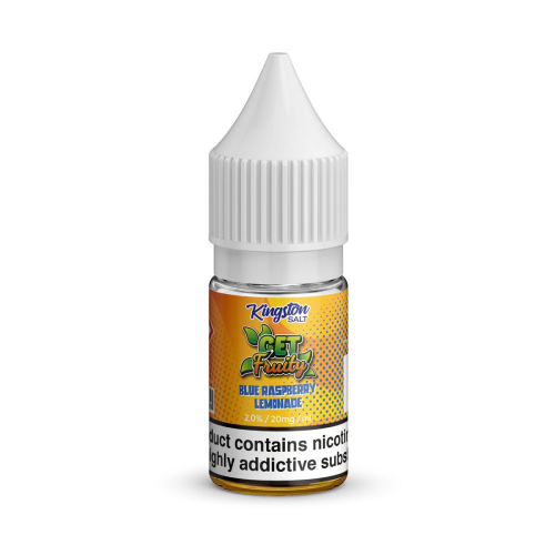 Blue Raspberry Lemonade Nic Salt E-Liquid by Kingston Get Fruity Salt 10ml