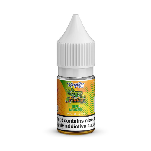 Triple Melonade Nic Salt E-Liquid by Kingston Get Fruity Salt 10ml