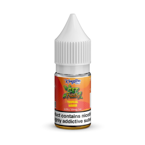 Tropical Mango Nic Salt E-Liquid by Kingston Get Fruity Salt 10ml