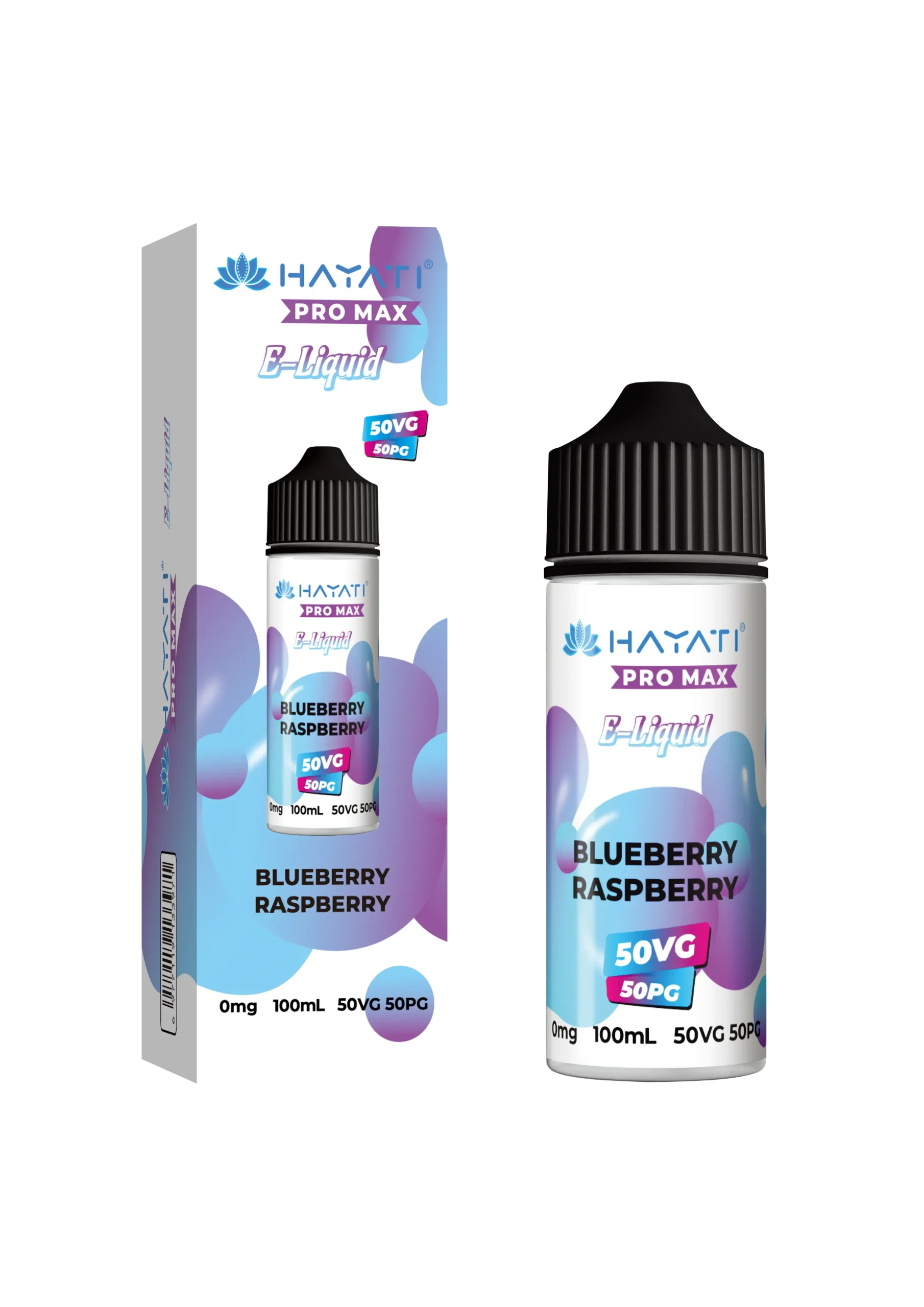 Blueberry Raspberry 50/50 Shortfill E-Liquid by Hayati Pro Max 100ml