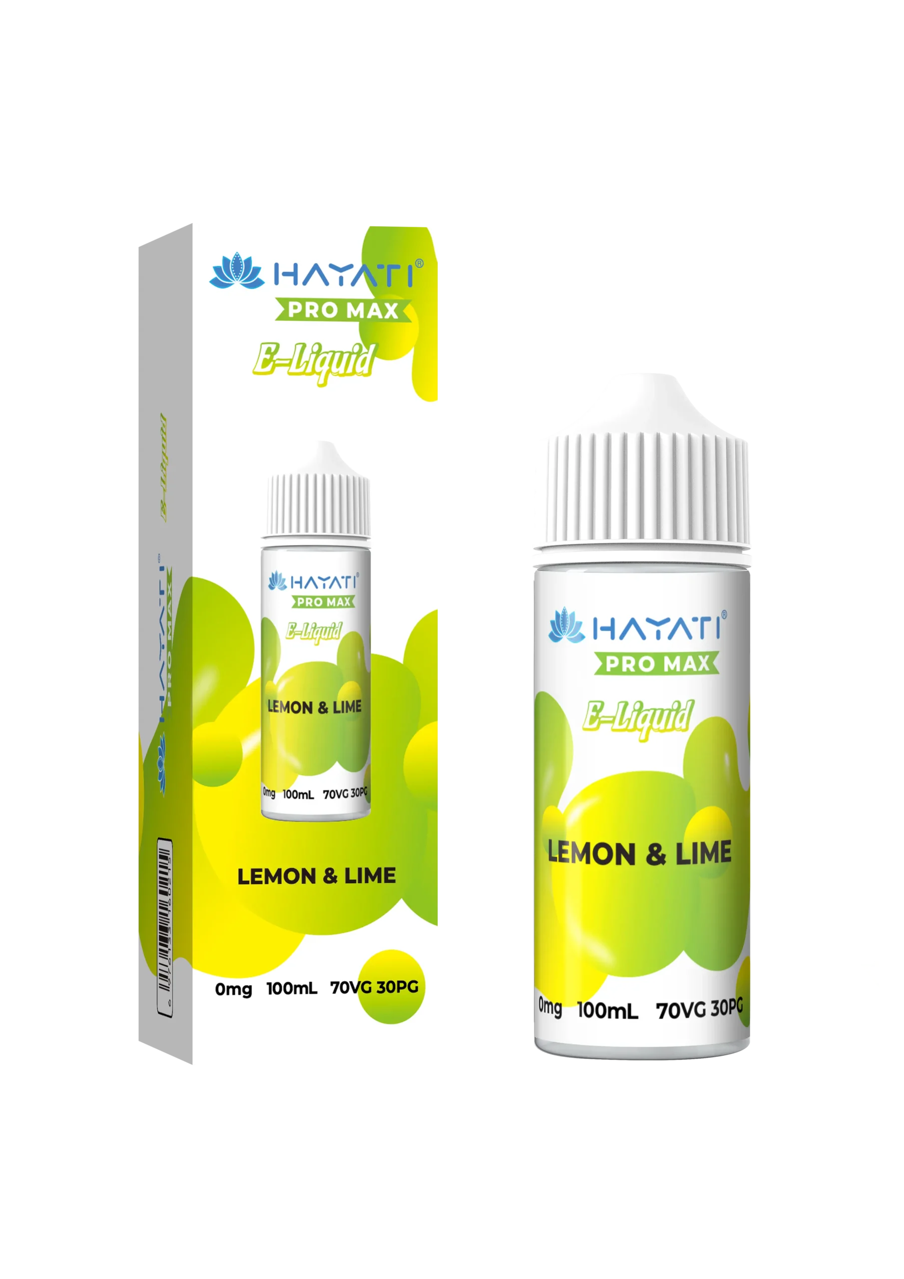 Lemon & Lime 70/30 Shortfill E-Liquid by Hayati Pro Max 100ml