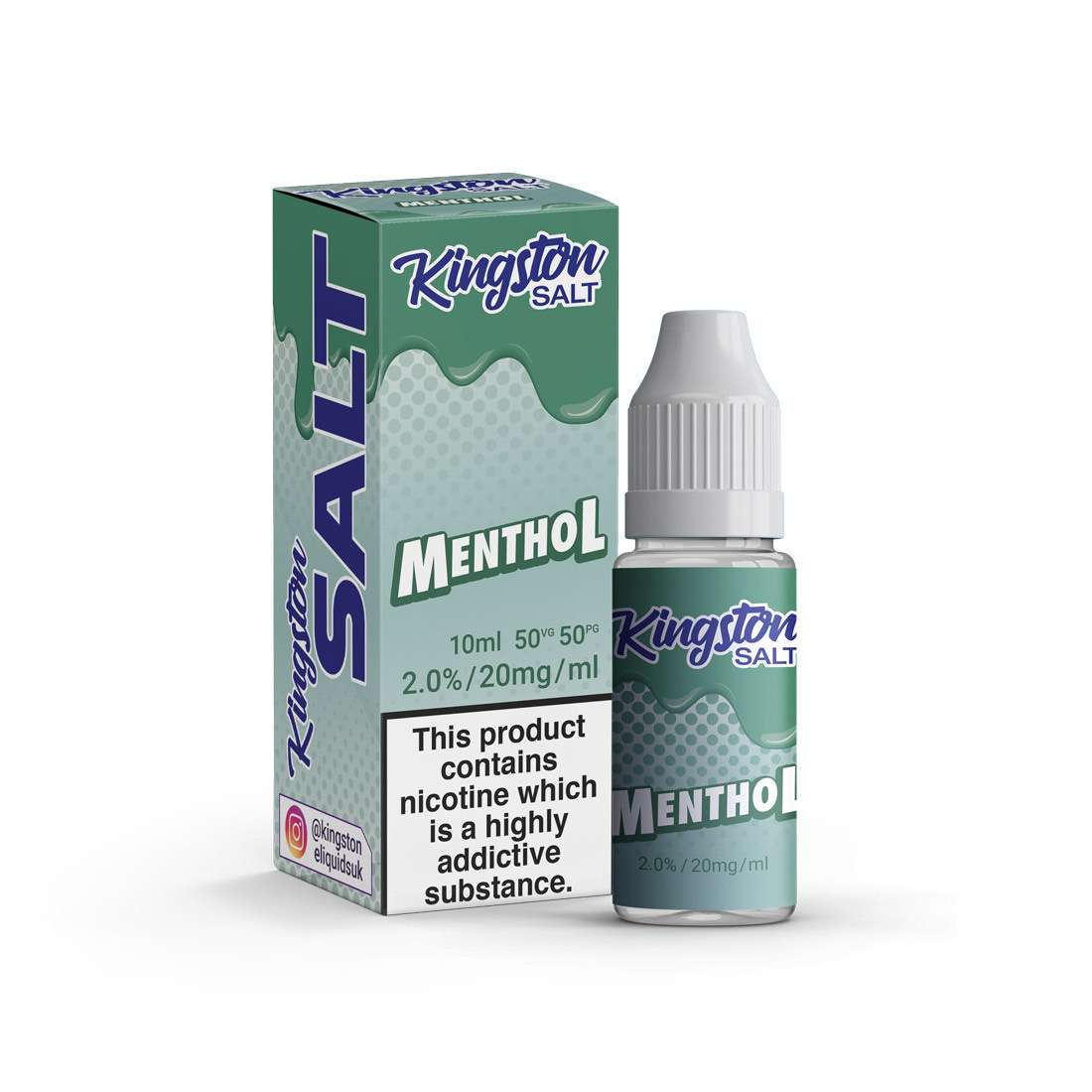 Menthol Nic Salt E-Liquid by Kingston Salt 10ml