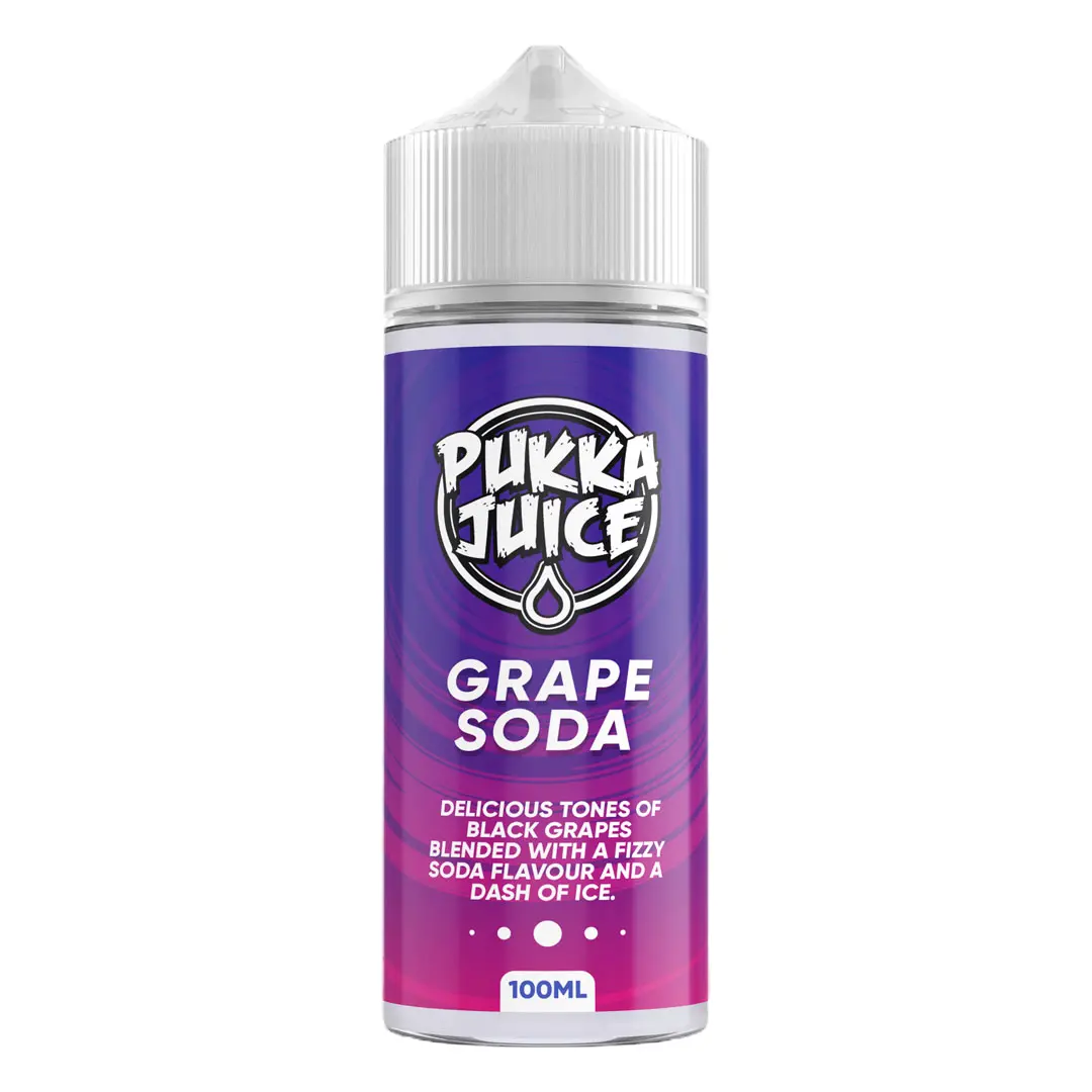 Grape Soda 100ml Shortfill E-Liquid by Pukka Juice
