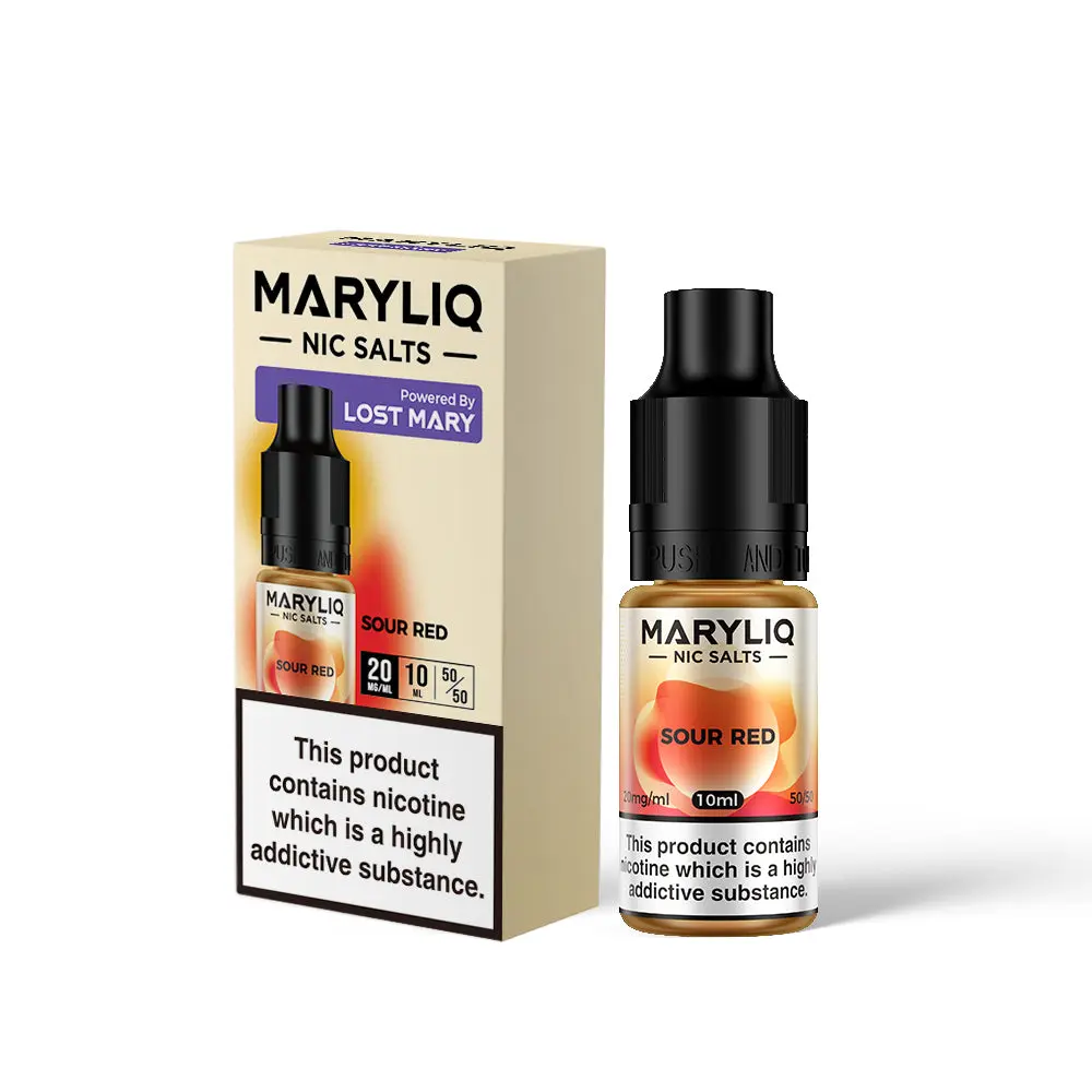 Sour Red Maryliq Nic Salt E-Liquid by Lost Mary 10ml