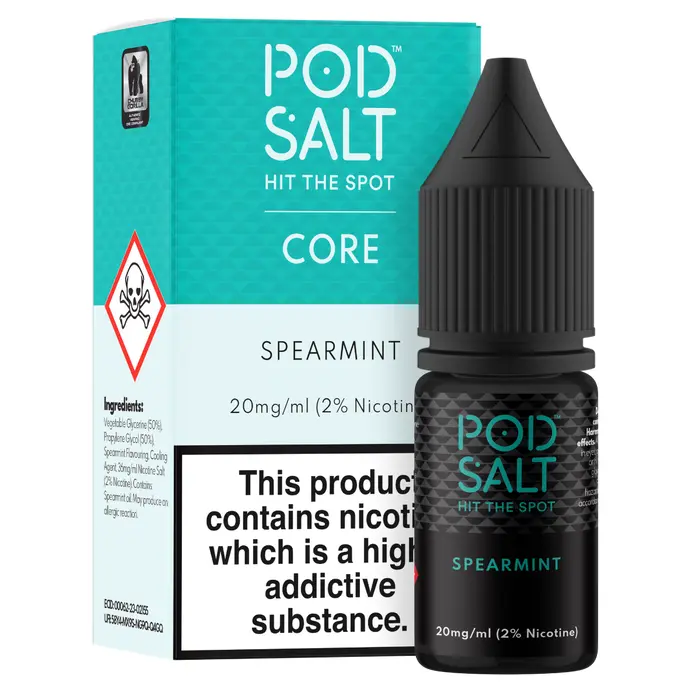 Spearmint Nic Salt E-Liquid by Pod Salt 10ml