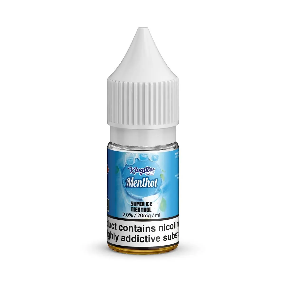 Super Ice Menthol Nic Salt E-Liquid by Kingston Menthol Salts 10ml