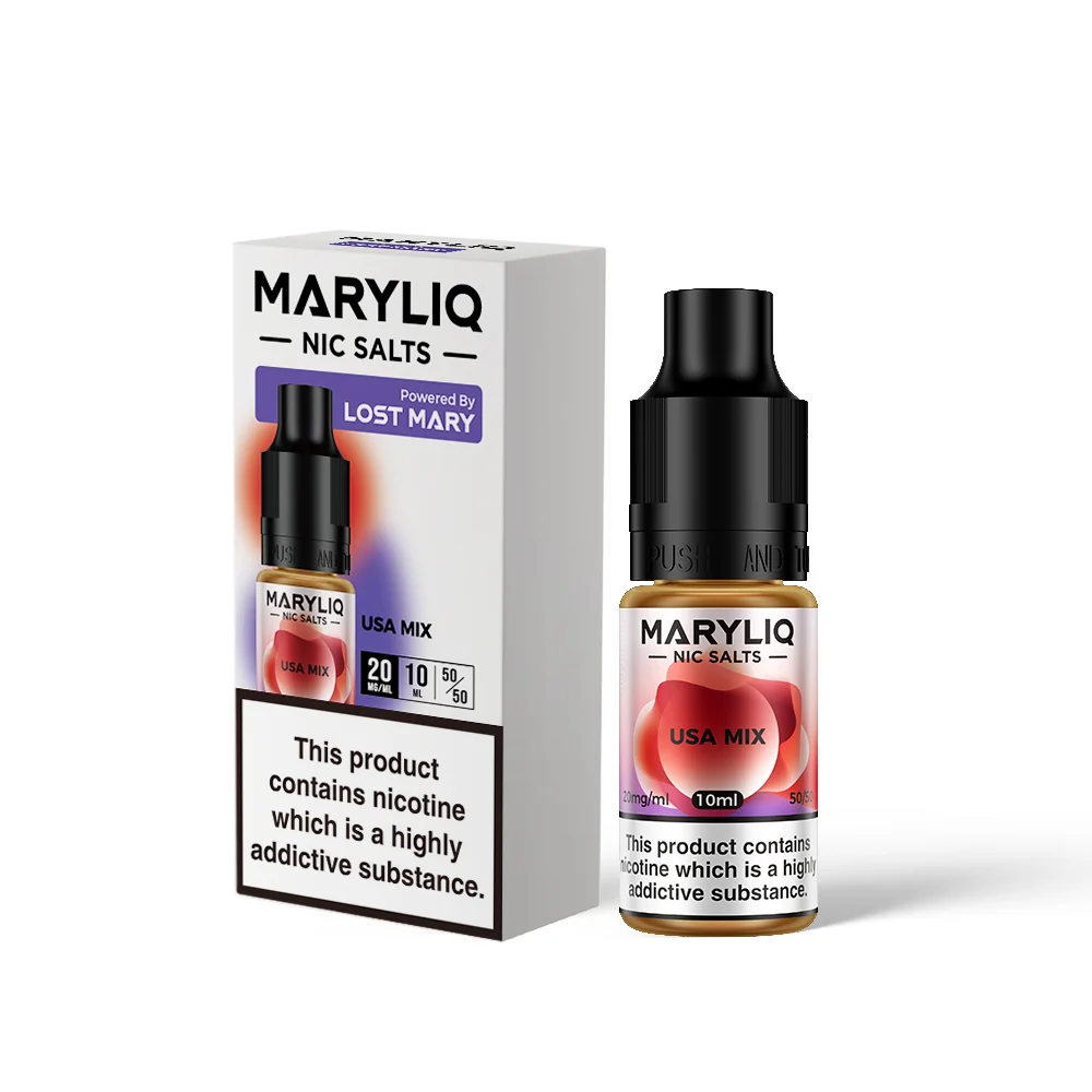 Tobacco (USA Mix) Maryliq Nic Salt E-Liquid by Lost Mary 10ml