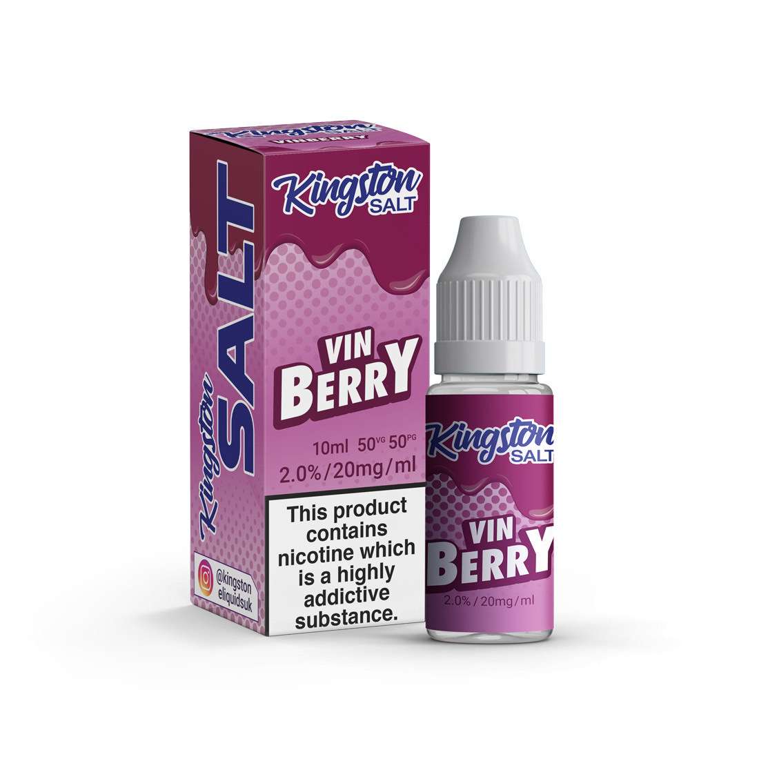 Vinberry Nic Salt E-Liquid by Kingston Salt 10ml