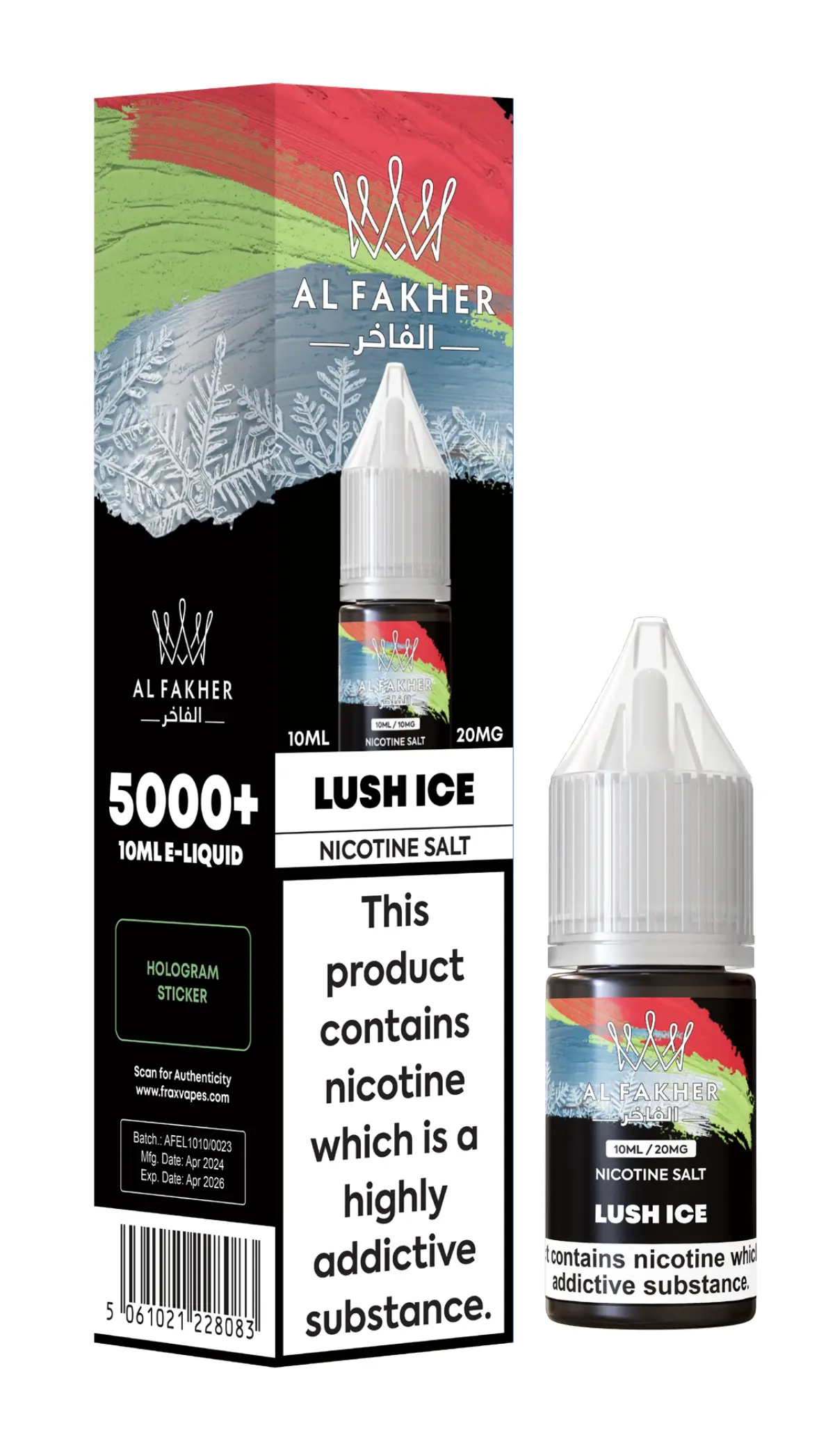 Lush Ice Nic Salt E-Liquid by Al Fakher 10ml