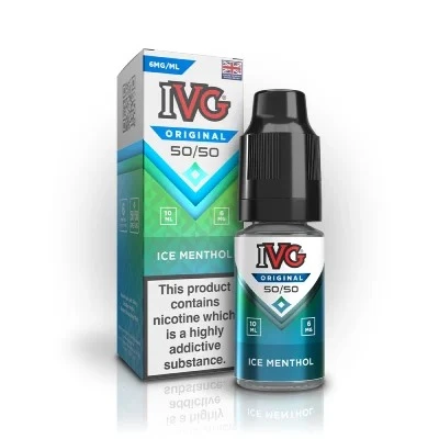 Ice Menthol 50/50 Original E-Liquid by IVG 10ml