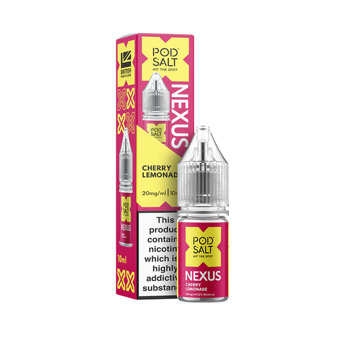 Cherry Lemonade Nic Salt E-Liquid by Pod Salt Nexus 10ml