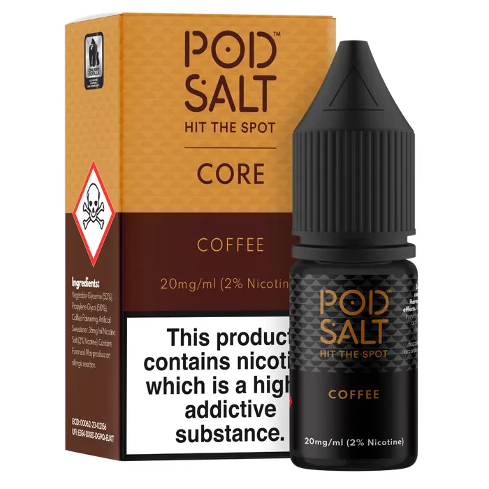 Coffee Nic Salt E-Liquid by Pod Salt 10ml