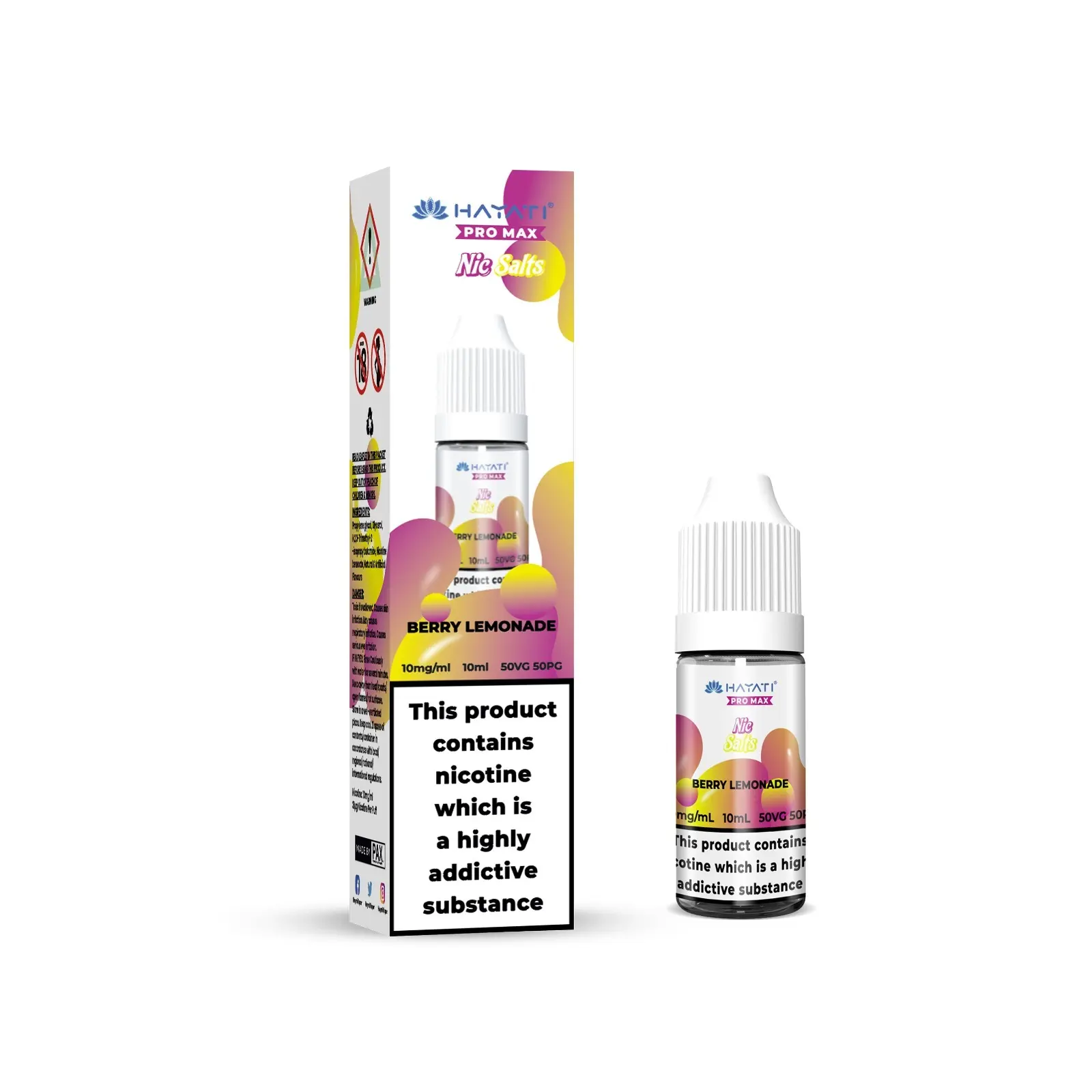 Berry Lemonade Pro Max Nic Salt E-Liquid by Hayati 10ml