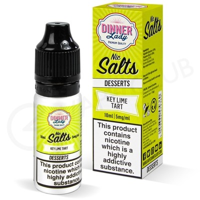 Key Lime Tart Nic Salt E-Liquid by Dinner Lady Dessert Bar 10ml