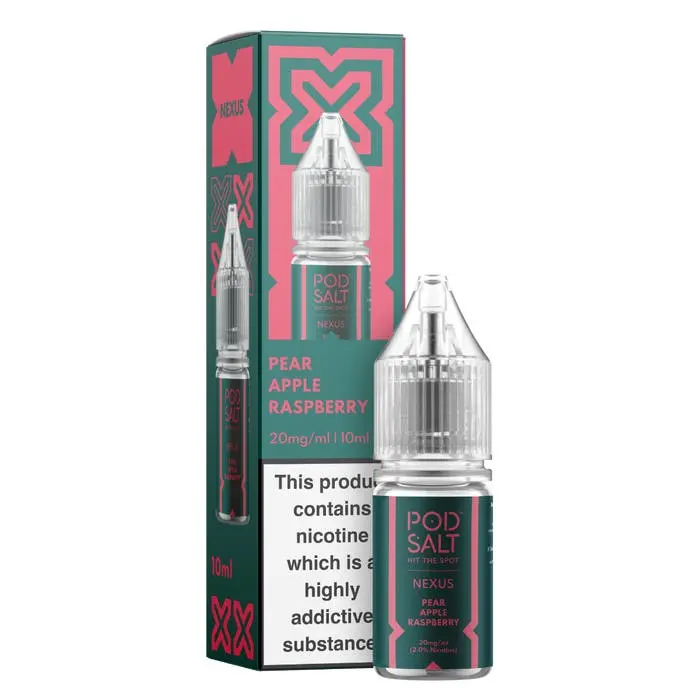 Pear Apple Raspberry Nic Salt E-Liquid by Pod Salt Nexus 10ml