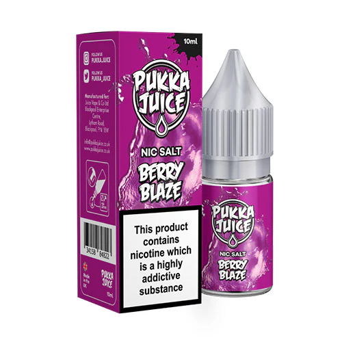 Berry Blaze 10ml Nic Salt E-Liquid by Pukka Juice