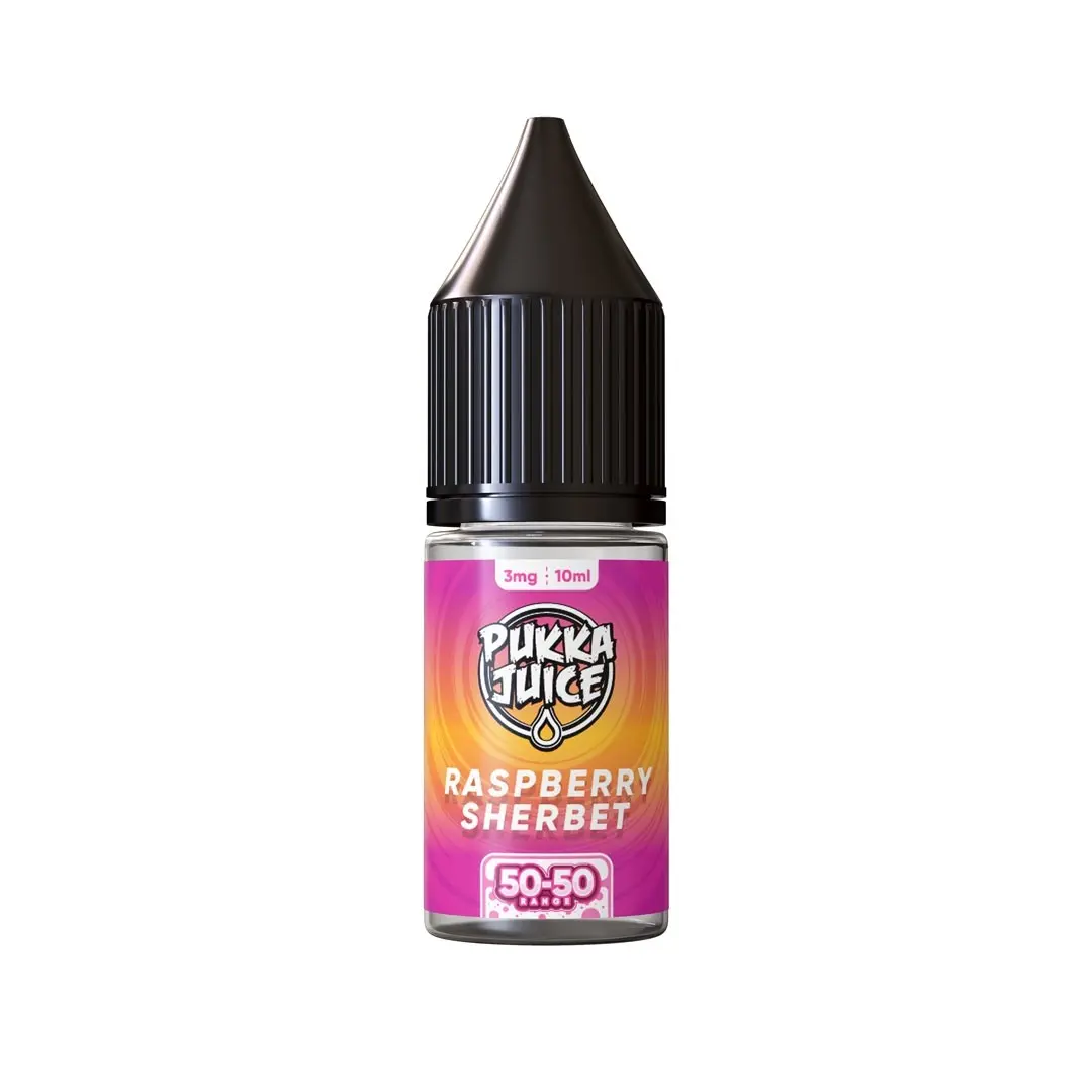 Raspberry Sherbet 10ml E-Liquid by Pukka Juice (50/50)