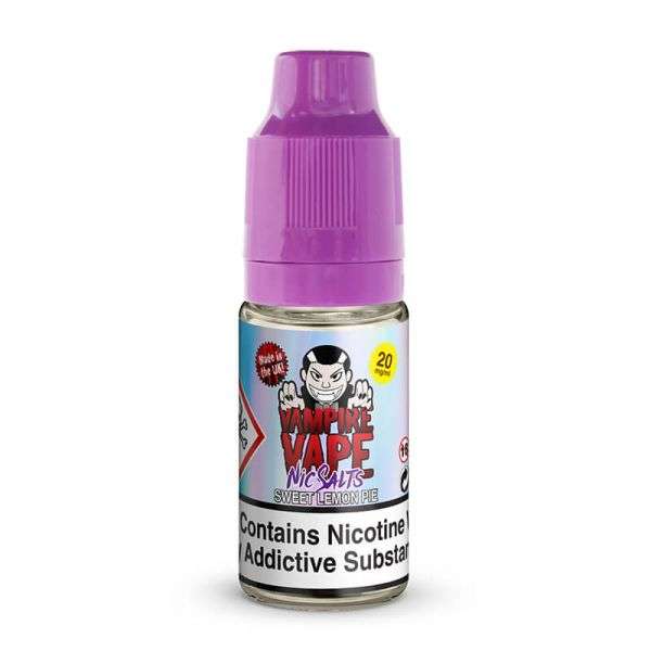 Sweet Lemon Pie Nic Salt E-Liquid by Vampire Vape 10ml