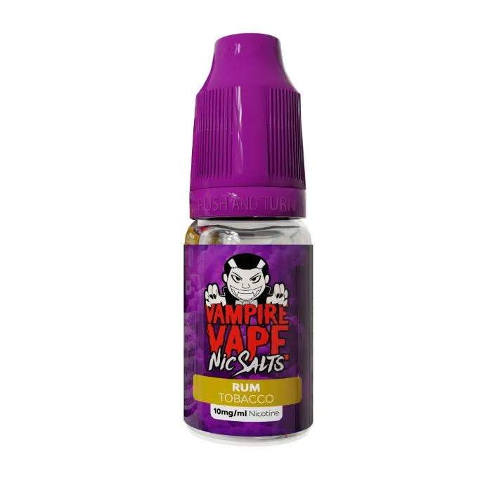 Rum Tobacco Nic Salt E-Liquid by Vampire Vape 10ml